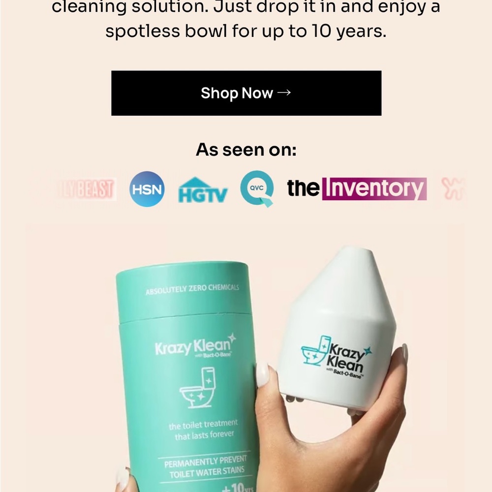 Toilet Treatment - Mint Green